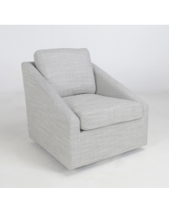 Monticello Swivel Accent Chair Grey