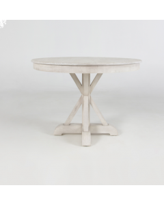 Maxwell 42" Round Dining Table Sunbleached Ivory